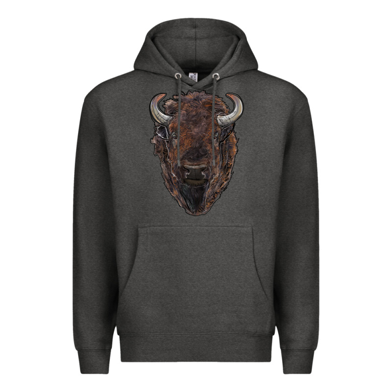 American Bison Premium Hoodie by RanaPortraitStore | Teevron