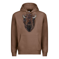 Chestnut american bison Premium Hoodie - RanaPortraitStore