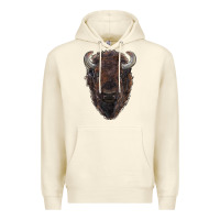 Sandshell american bison Premium Hoodie - RanaPortraitStore