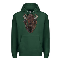 Sports Green american bison Premium Hoodie - RanaPortraitStore