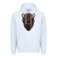 White american bison Premium Hoodie - RanaPortraitStore