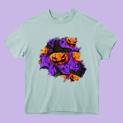 Halloween Pumpkin Patch  1 Heavy Core Tee Designed By Bundleandbundleshop