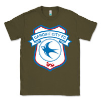 Army Green cardiff-city-fc Classic Tee - linhVisuals
