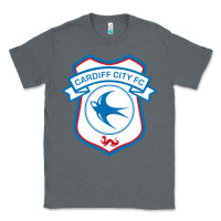 Charcoal Heather cardiff-city-fc Classic Tee - linhVisuals