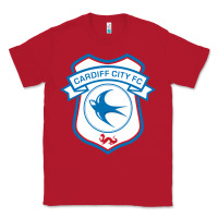 Red cardiff-city-fc Classic Tee - linhVisuals
