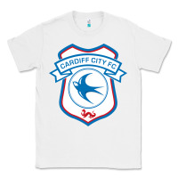 White cardiff-city-fc Classic Tee - linhVisuals