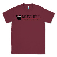Burgundy Mitchell College Classic Tee - linhVisuals