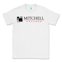 White Mitchell College Classic Tee - linhVisuals