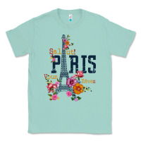 Seafoam PARIS Classic Tee - linhVisuals