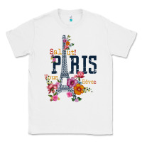 White PARIS Classic Tee - linhVisuals