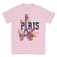 Bubblegum Pink PARIS Classic Tee - linhVisuals
