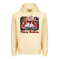 Pina Colada merry christmas truck snowman Premium Hoodie - BarkalooDesign