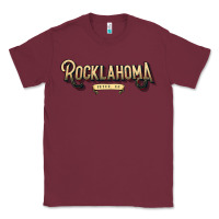 Burgundy 2022#ROCKLAHOMA Classic Tee - linhVisuals