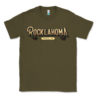 Army Green 2022#ROCKLAHOMA Classic Tee - linhVisuals