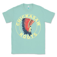 Seafoam chickasaw roots headdress native american chickasaw nation Classic Tee - linhVisuals