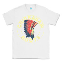 White chickasaw roots headdress native american chickasaw nation Classic Tee - linhVisuals