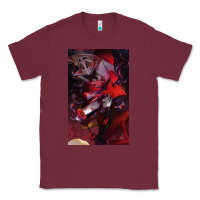 Burgundy hazbin, hazbin hotel alastor, jeby,angel dust, demon Classic Tee - linhVisuals