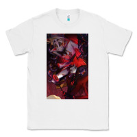 White hazbin, hazbin hotel alastor, jeby,angel dust, demon Classic Tee - linhVisuals