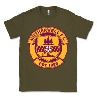 Army Green motherwell-fc Classic Tee - linhVisuals