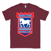 Burgundy ipswich-town-fc Classic Tee - linhVisuals