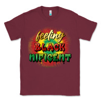Burgundy feeling blacknificent Classic Tee - FaDigitalArtStudio