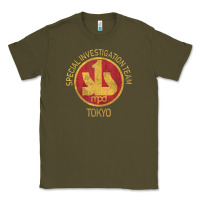 Army Green japanese police swat sit tokyo special investigation Classic Tee - linhVisuals