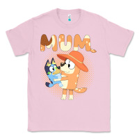 Bubblegum Pink Bluey Mum Classic Tee - linhVisuals
