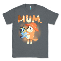 Charcoal Heather Bluey Mum Classic Tee - linhVisuals