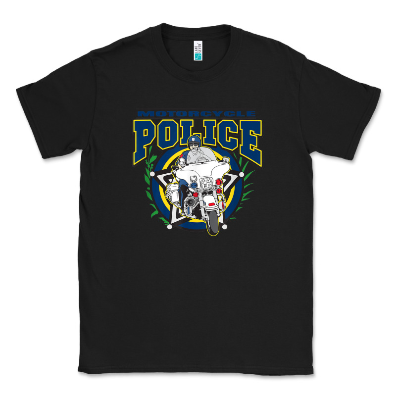Motorcycle Police Law Enforcement Classic Tee by linhVisuals | Teevron