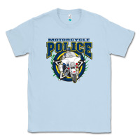 Dusty Blue motorcycle police law enforcement Classic Tee - linhVisuals
