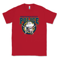 Red motorcycle police law enforcement Classic Tee - linhVisuals