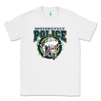 White motorcycle police law enforcement Classic Tee - linhVisuals