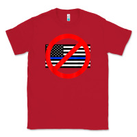 Red anti police state tee Classic Tee - linhVisuals