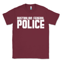 Burgundy australian federal police Classic Tee - linhVisuals
