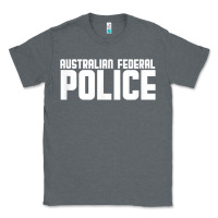 Charcoal Heather australian federal police Classic Tee - linhVisuals