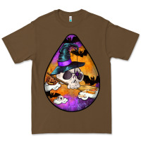 Cacao Hallowen Teardrop Premium Tee - LillyAllenDesigns