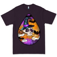Plum Hallowen Teardrop Premium Tee - LillyAllenDesigns