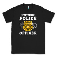 Black kids future police officer policeman Classic Tee - linhVisuals