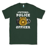 Sports Green kids future police officer policeman Classic Tee - linhVisuals