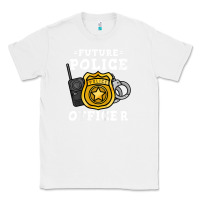 White kids future police officer policeman Classic Tee - linhVisuals