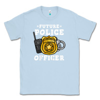 Dusty Blue kids future police officer policeman Classic Tee - linhVisuals