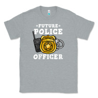 Heather Grey kids future police officer policeman Classic Tee - linhVisuals