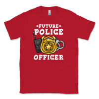 Red kids future police officer policeman Classic Tee - linhVisuals