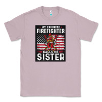 Lilac my favorite firefighter calls me sister. Classic Tee - linhVisuals