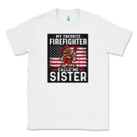 White my favorite firefighter calls me sister. Classic Tee - linhVisuals