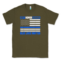 Army Green blue lives matter for police officer Classic Tee - linhVisuals