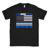 Black blue lives matter for police officer Classic Tee - linhVisuals