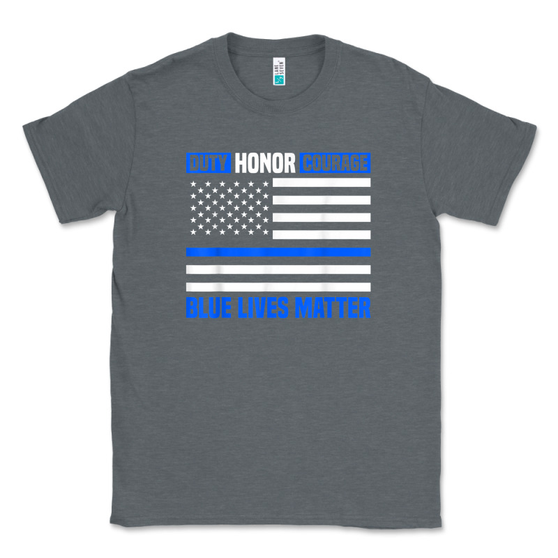 Blue Lives Matter For Police Officer Classic Tee by linhVisuals | Teevron