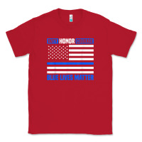 Red blue lives matter for police officer Classic Tee - linhVisuals