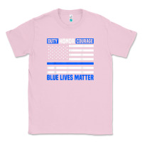 Bubblegum Pink blue lives matter for police officer Classic Tee - linhVisuals